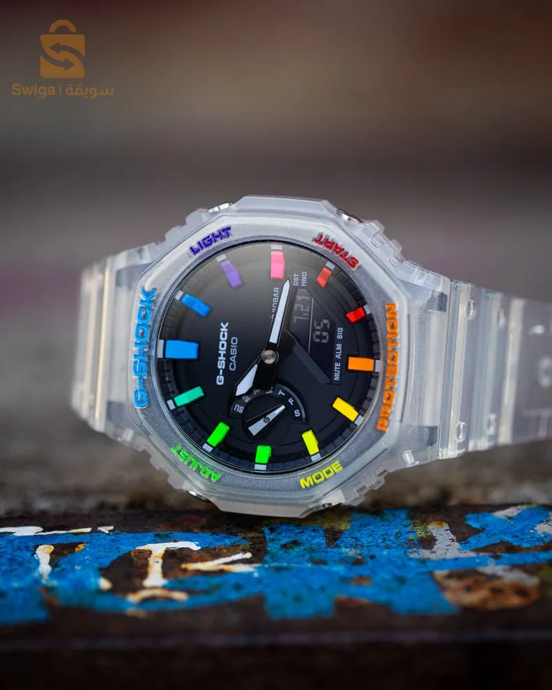 Montre Casio G-Shock Grafiti_Transparent