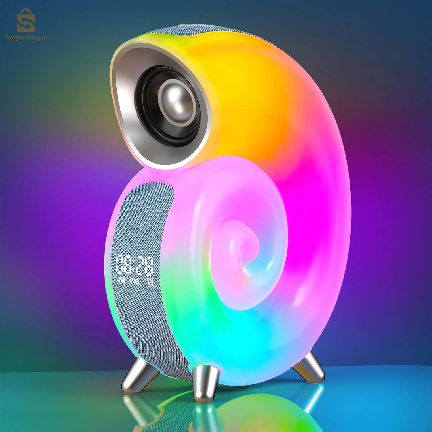 Réveil Veilleuse Intelligente Conch,RGB Bluetooth Musique Rythme Lumière - منبه ذكي على شكل محارة
【اخلق جوًا دافئًا】يجمع هذا الضوء الليلي بين وظائف المصباح ومكبر الصوت الذي يدعم تقنية البلوتوث لخلق أجواء دافئة ومريحة في منزلك. مع مجموعة متنوعة من خيارات الألوان، اختر من بين أكثر من 16 مليون لون واضبط السطوع لخلق أجواء مثالية. كما يوفر أيضًا لوحات ألوان قابلة للتخصيص ودرجات حرارة خفيفة.
7500دج
0665955230وق👉viber watts