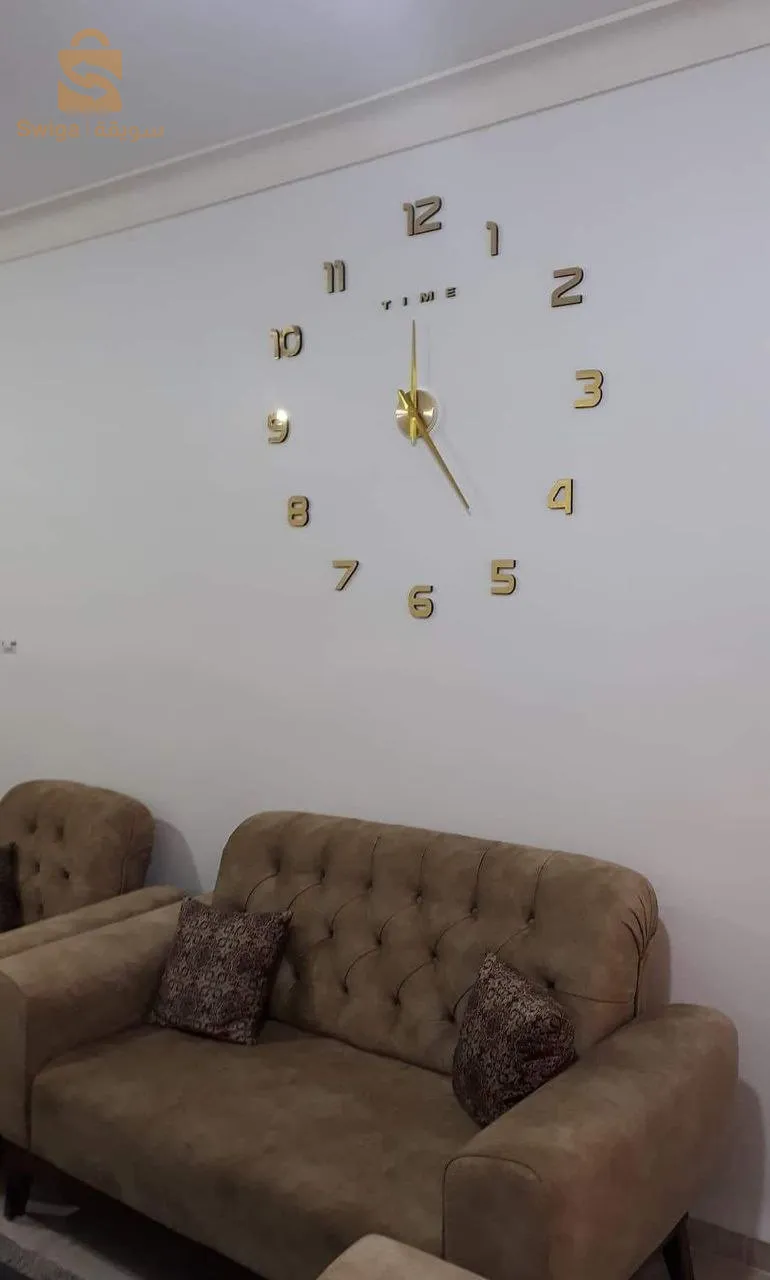 Horloge Murale 3D 🕰️ Décoration Pour Maison Salon Chambre Bureau Au Plusieurs Modele Et Couleur 🎨