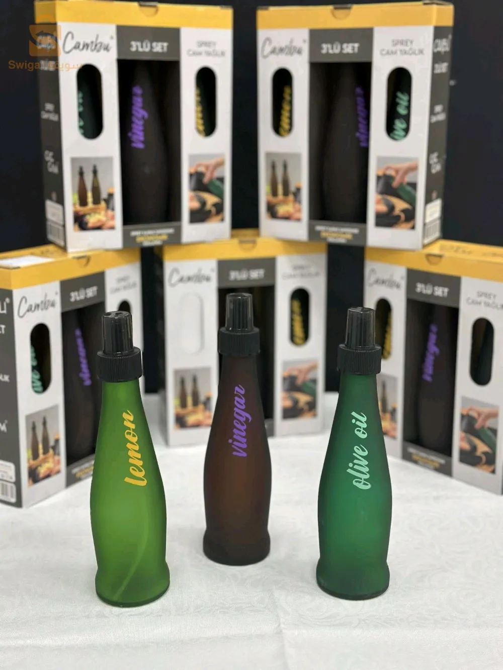 Pack 3pcs vinegar/olive oil/lemon