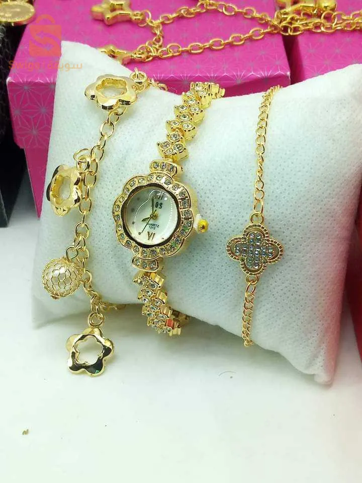 ساعة + بروسليات + قرومات✨😍😍? ب155الف ?