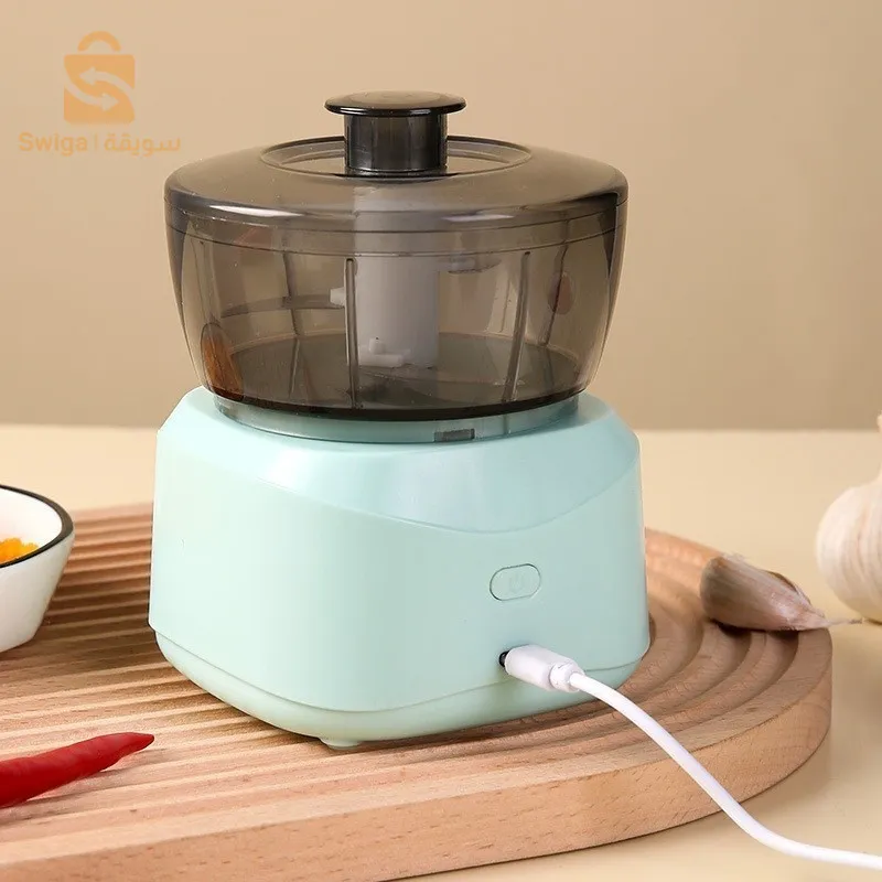 مفرمة كهربائية صغيرة محمولة متعددة الوظائف قابلة للشحن سعة 350 مل