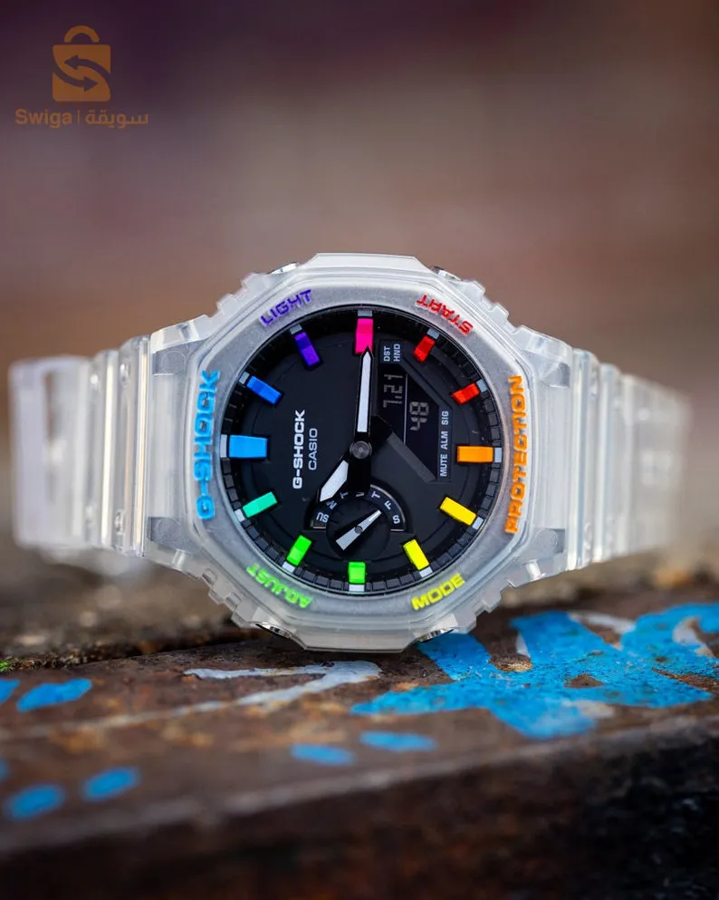 Montre Casio G-Shock Grafiti_Transparent