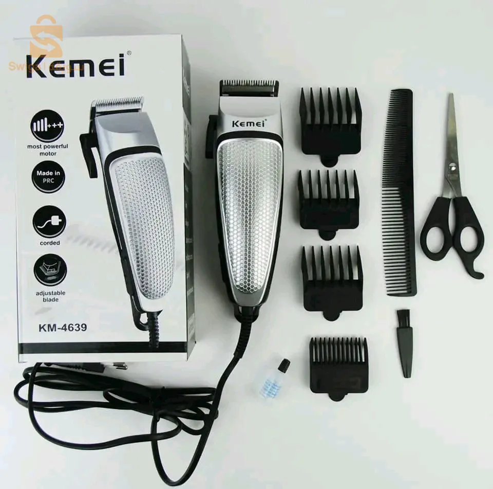 Tondeuse kemei 4639 à câble