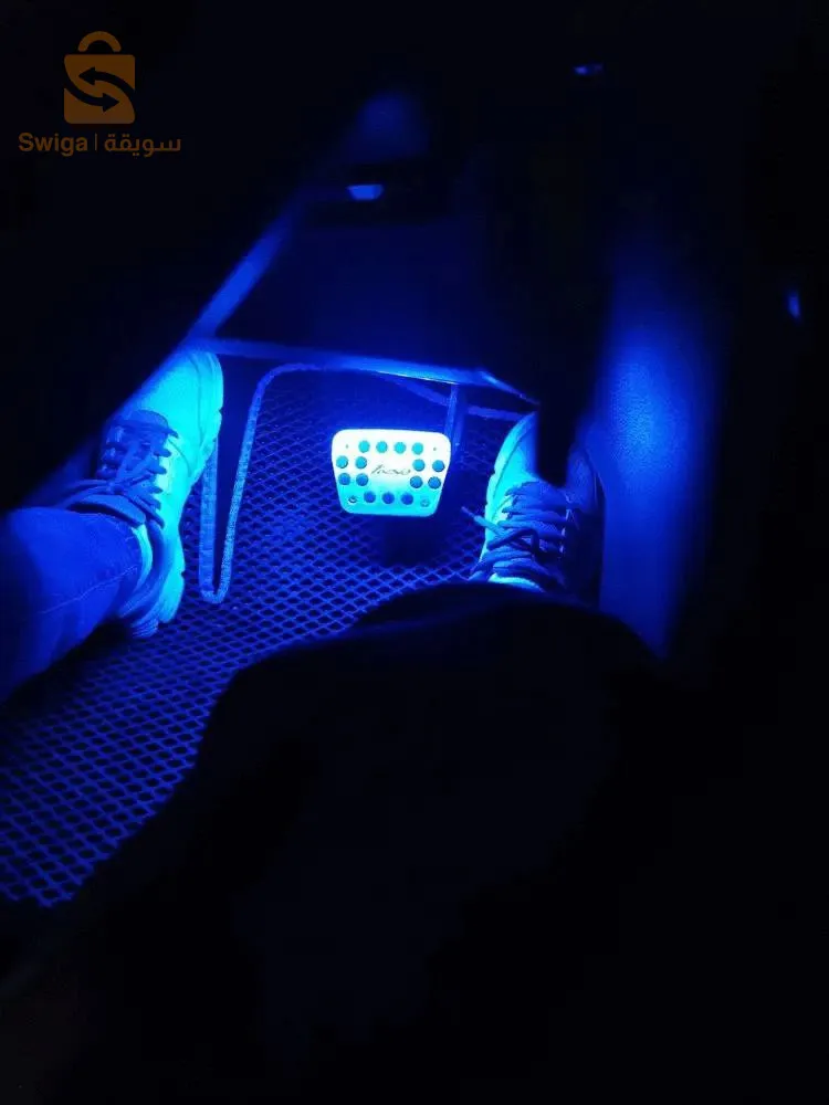 ♦️Led Atmosphère 8 Couleurs Lumière Décorative De Voiture Avec Télécommand 🤩🤩