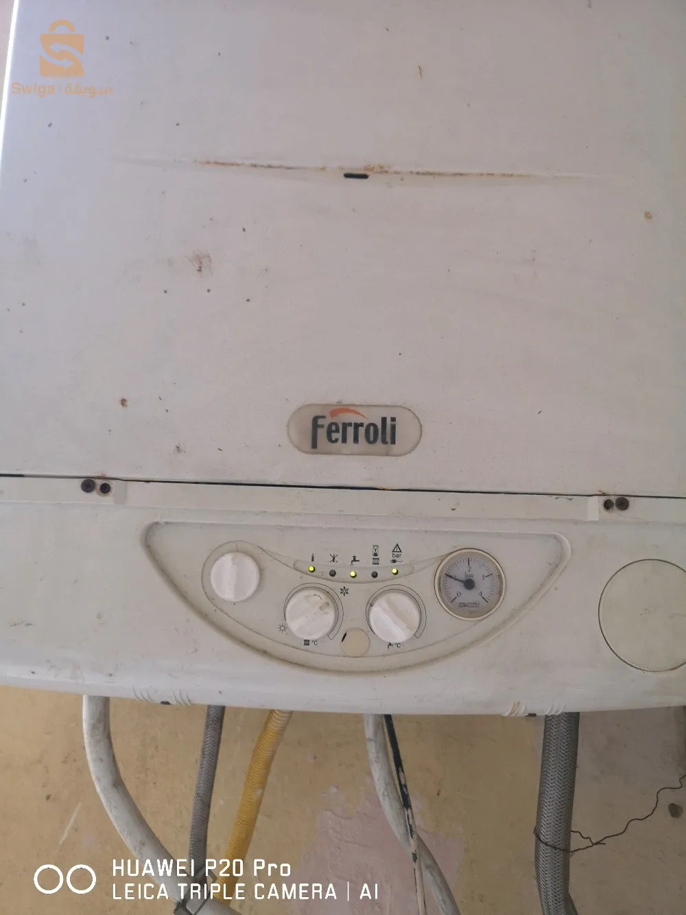 Chaudière mural marque ferolli à cheminée 32kw