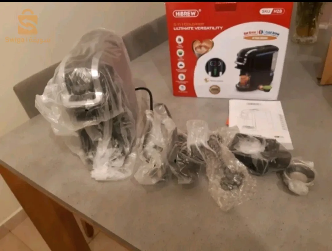 HiBREW H2B 5 in 1 Multi-Capsule Cold & Hot Coffee Maker (Black)