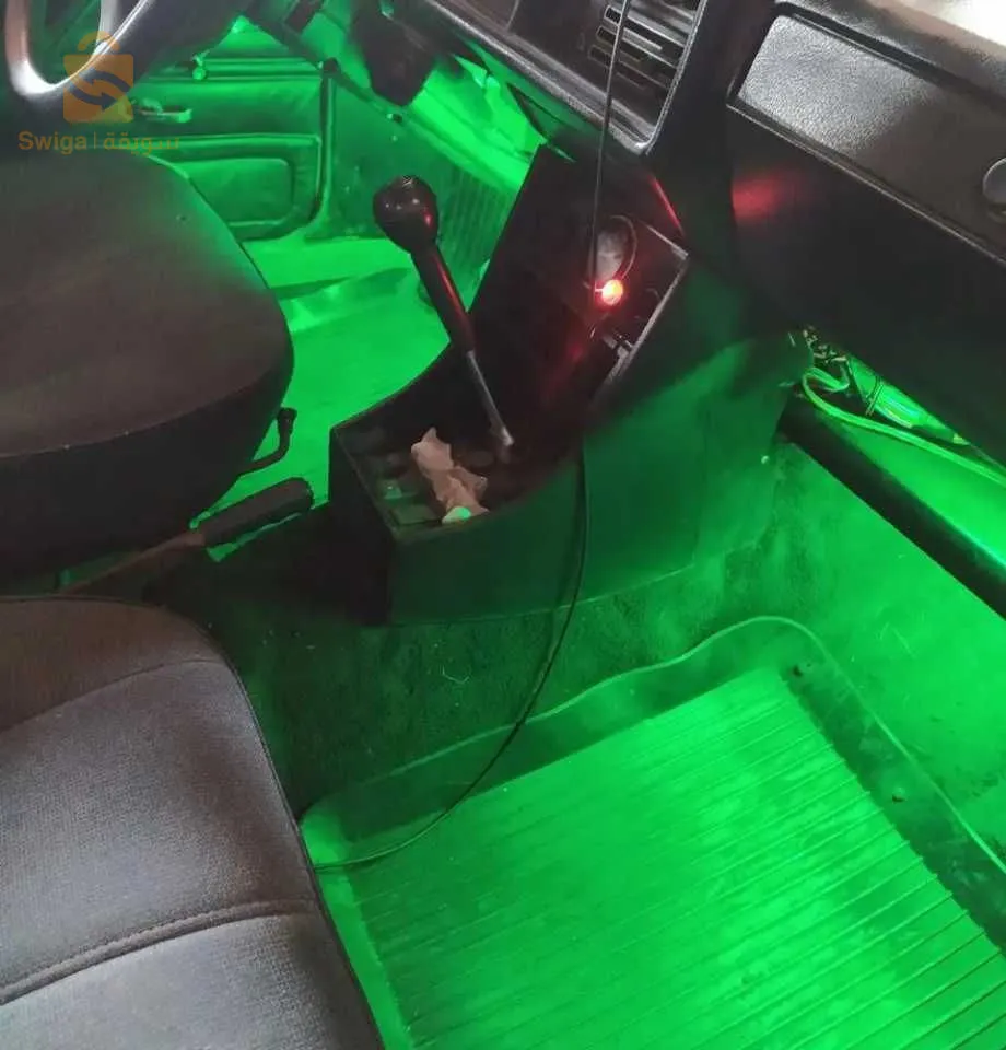 ♦️Led Atmosphère 8 Couleurs Lumière Décorative De Voiture Avec Télécommand 🤩🤩