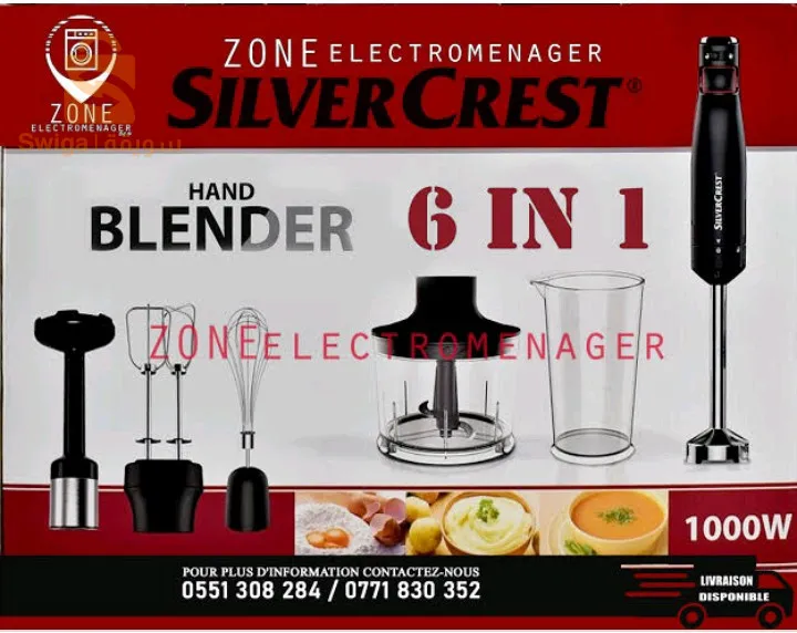 mixeur plongeant en plastique