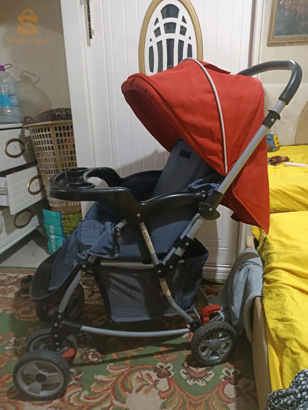 poussette bébé pingouin 💖 balonçoire double sense tres bonne état