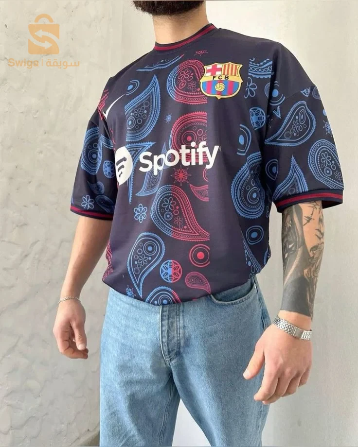 تيشرت برصالونة اوفر سايز