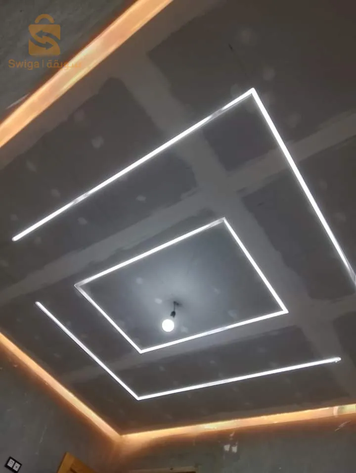 تركيب اسقف بي في سي +بلاكو بلاطر +بنتير ديكوراسيو