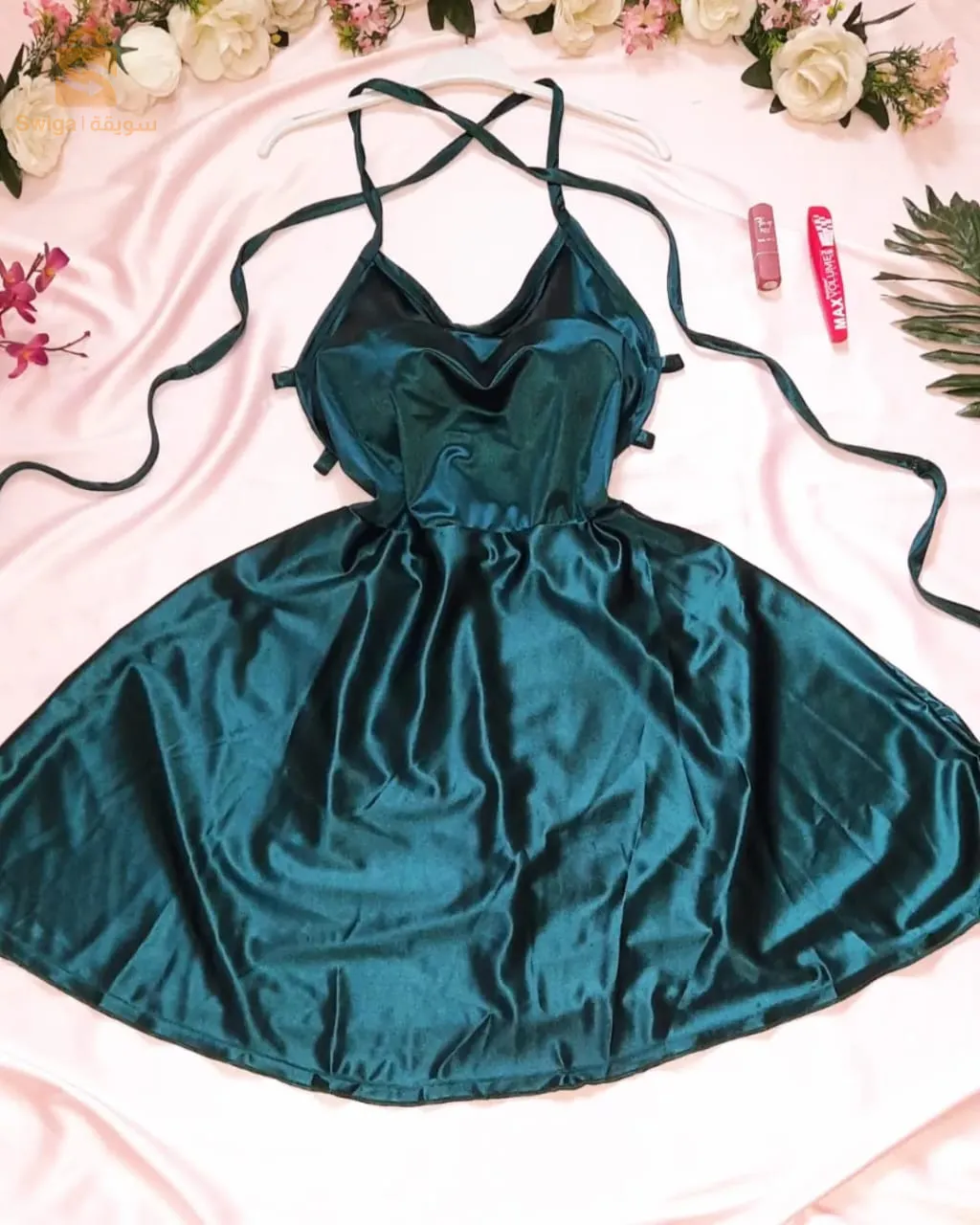 فوندروب ساتان👸 سيكسي😘 قصيره☺️