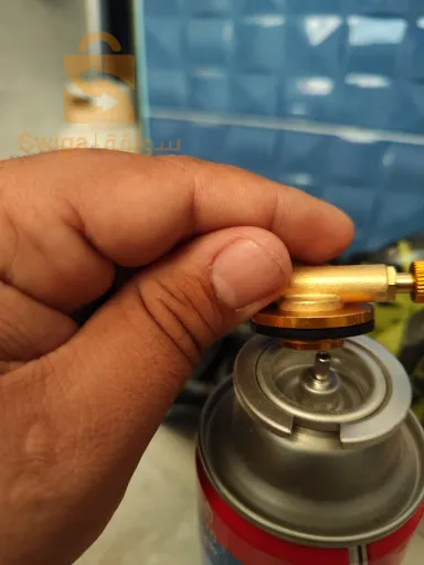 تعبأة قرورة الغاز adaptateur gaz