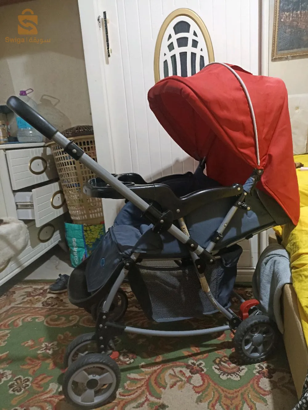 poussette bébé pingouin 💖 balonçoire double sense tres bonne état