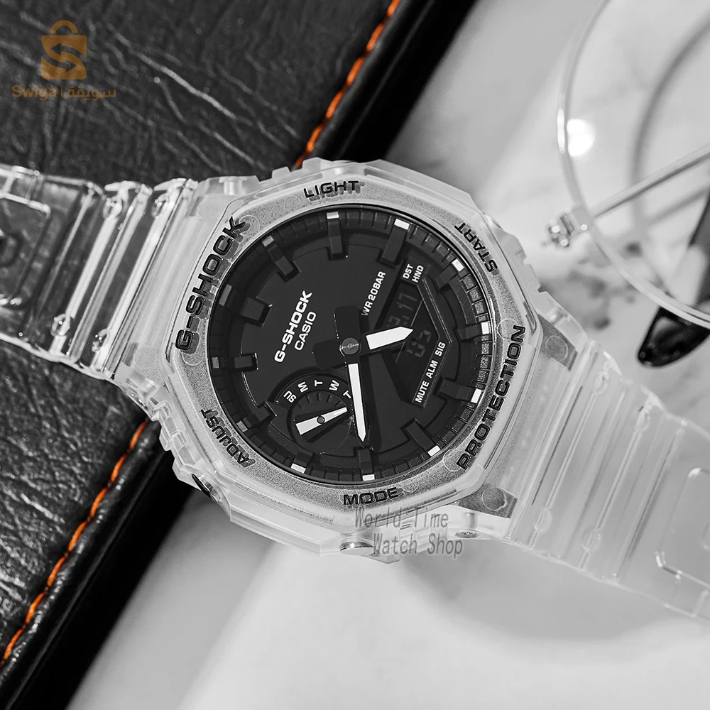 Montre numérique de sport à quartz   ,cadran 
amovible ultra fin, LED