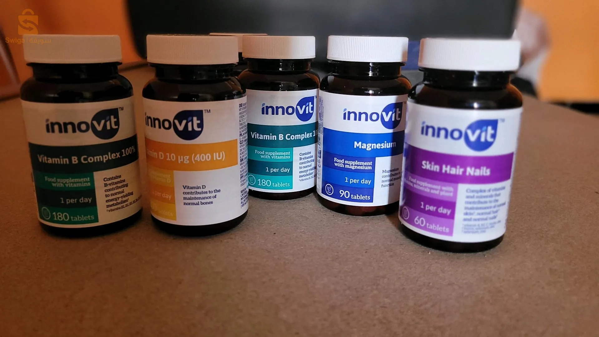 multivitamines et crème de peau