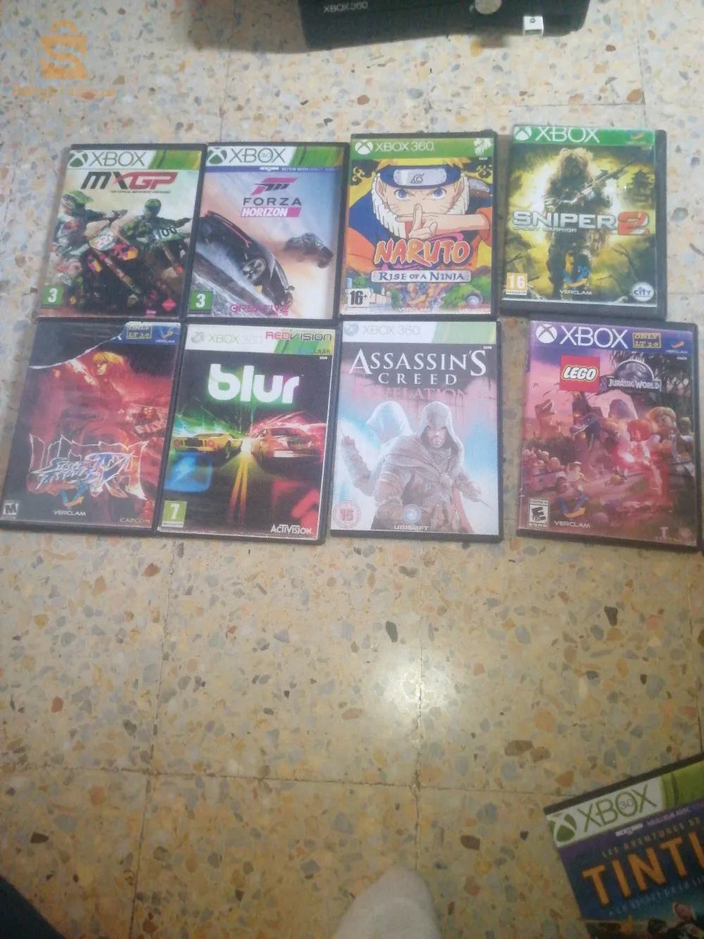 Xbox 360 avec 9 jeu