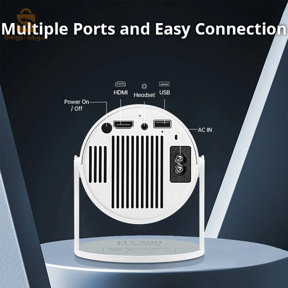 Previous
Next
HY300 Mini Projector 4K Android 11.0 Wifi 6 Bleutooth 5.0 Home Cinéma 1280