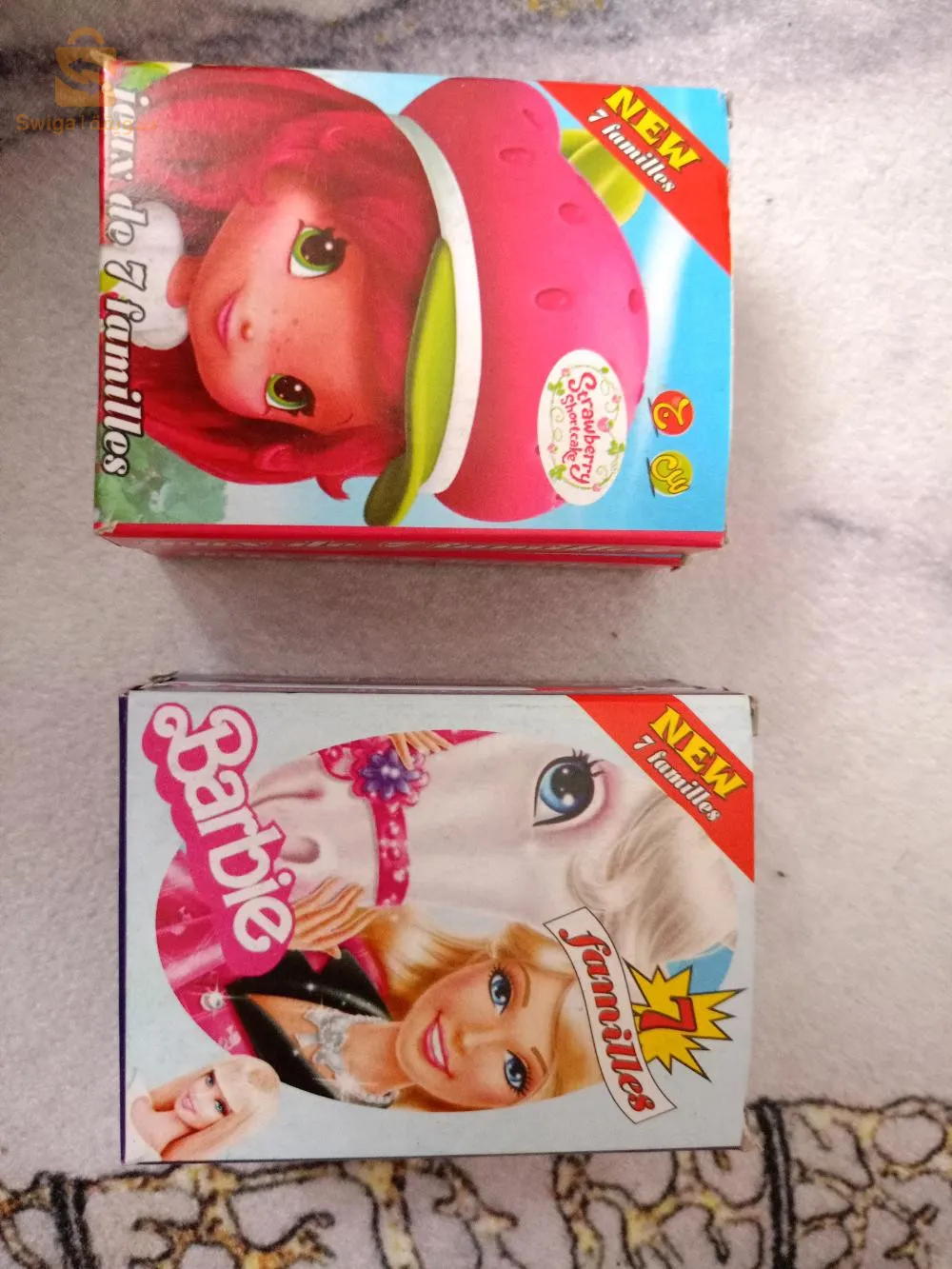 لعبة العائلات السبع وكراريس التلوين