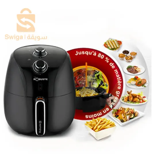 Friteuse robuste sans huile 5L /2000wFriteuse ROBUSTE5L2000w✔️Friteuse sans huile Capacité  : 5 Litres✔️-Thermostat réglable 80° – 200°✔️-Minuterie (arrêt automatique) 30Min✔️-Antiadhésif nettoyage facile✔️-Façade en acier inoxydable✔️-Voltage : 220V/240V – 50Hz/60Hz✔️-Puissance : 2000W15400دج0665955230فب👉viber watts