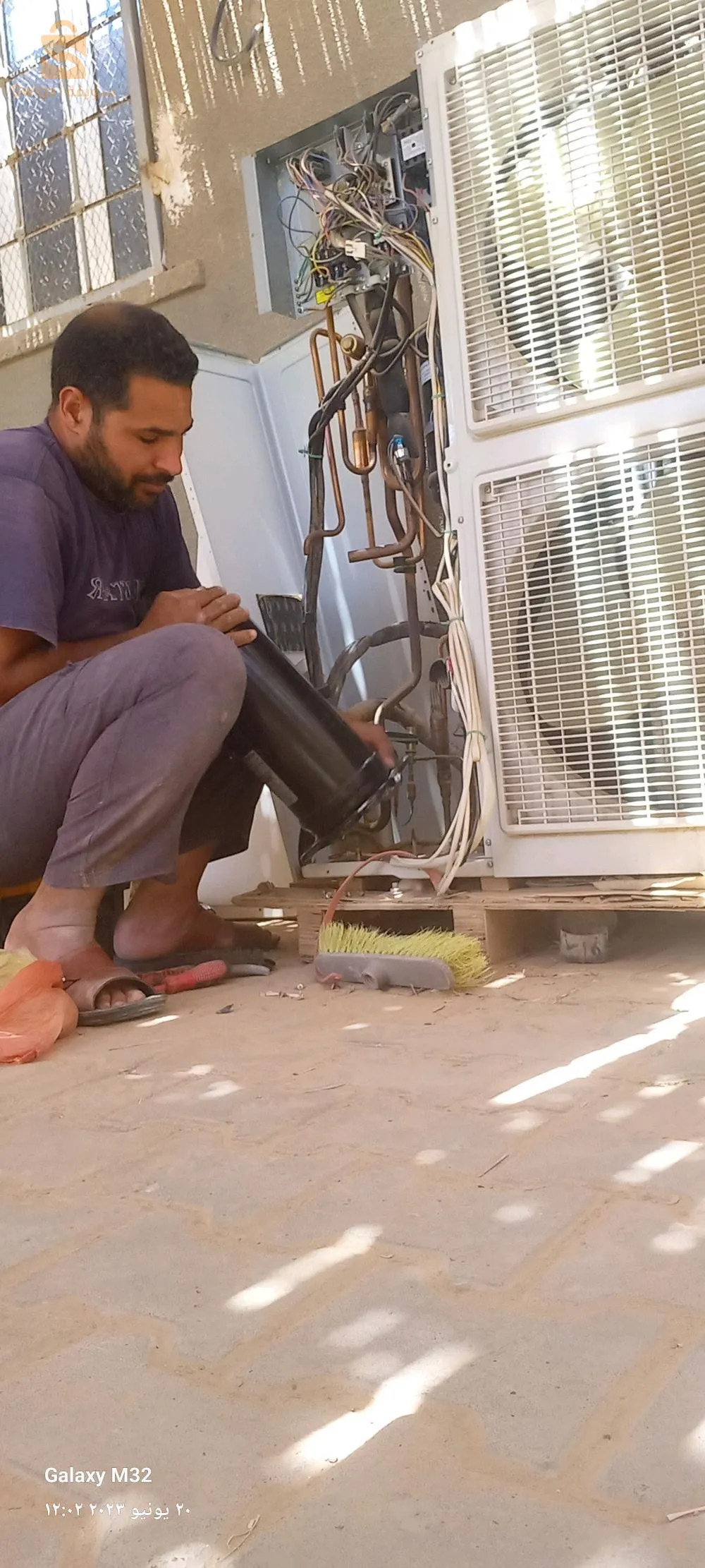 تركيب وتصليح جميع المكيفات وتعبئة الغاز