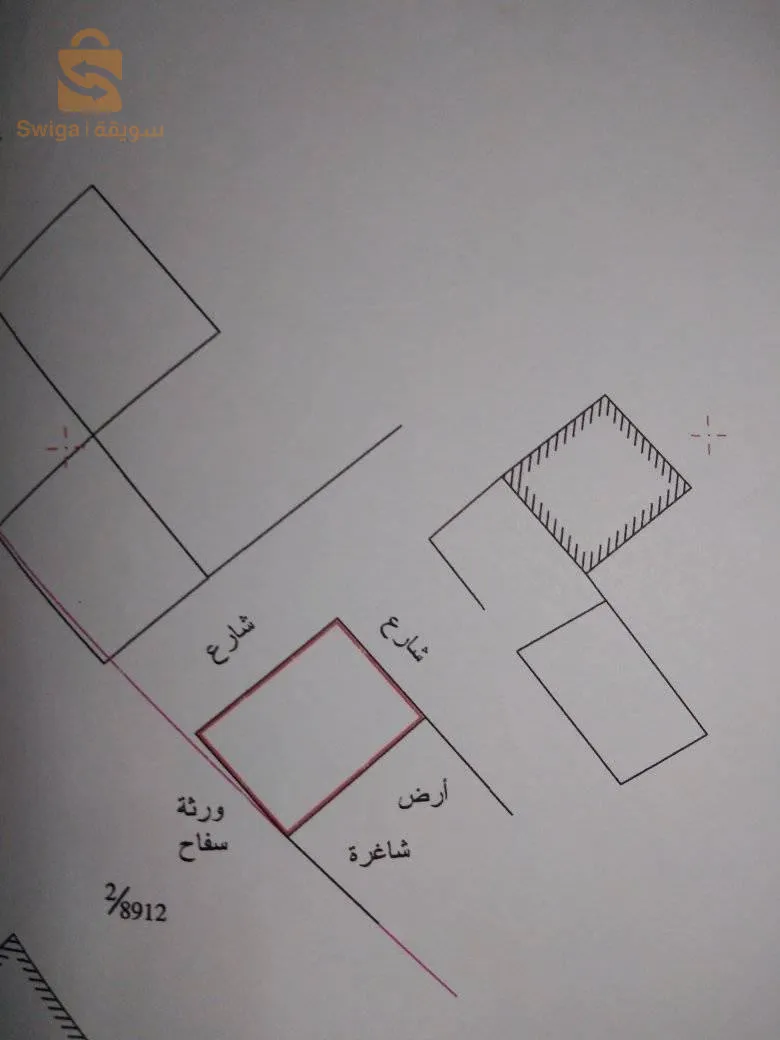 ارضي للبيع في ولاية باتنة بلدية جرمة 133mدو فصاد وثائق قانونية