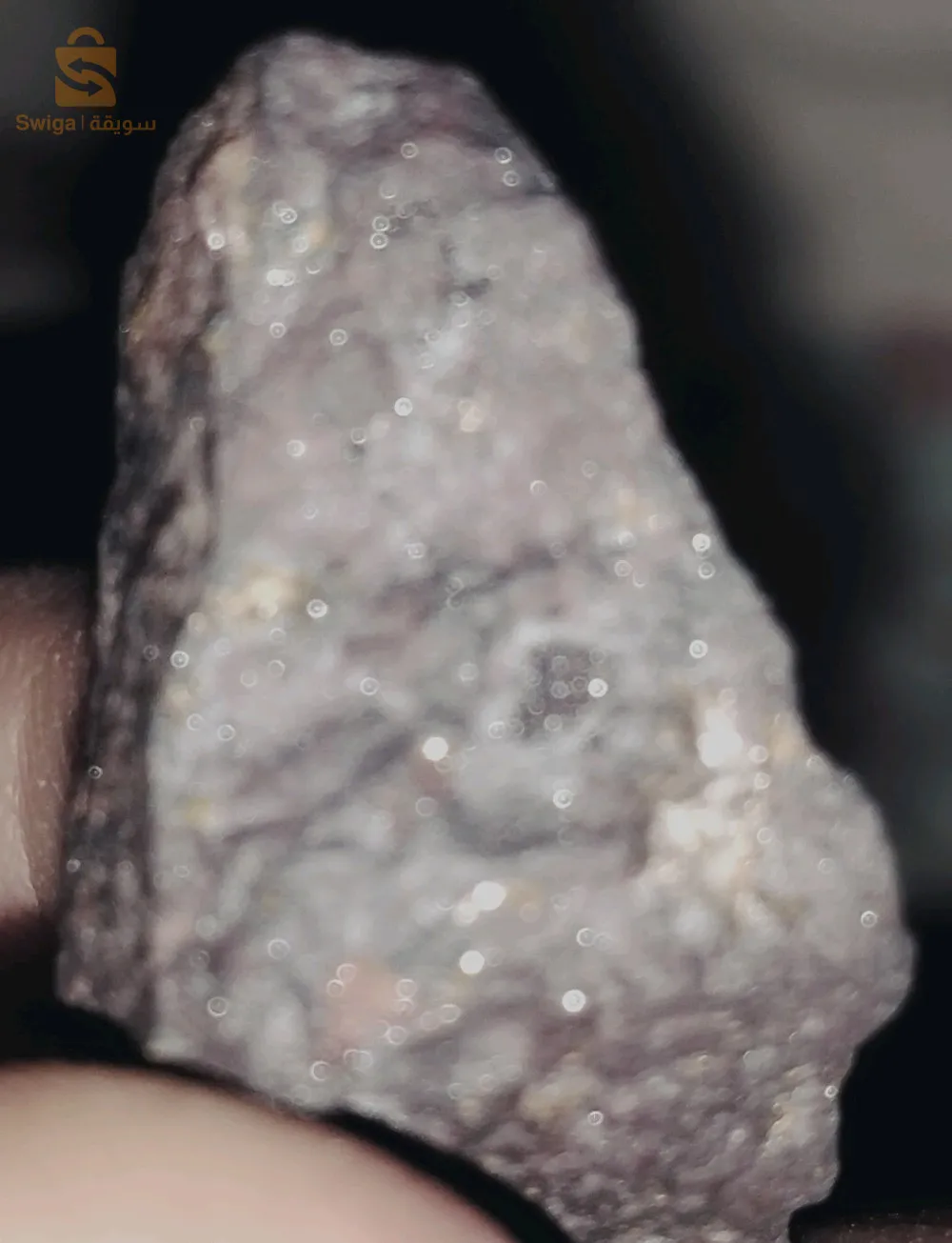 météorite trouver dans le Sahara au alentour de Béchar.