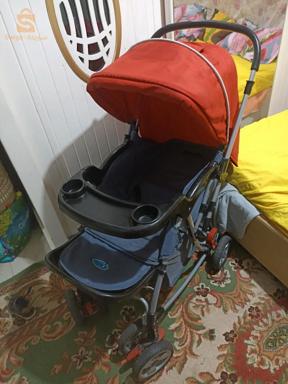 poussette bébé pingouin 💖 balonçoire double sense tres bonne état