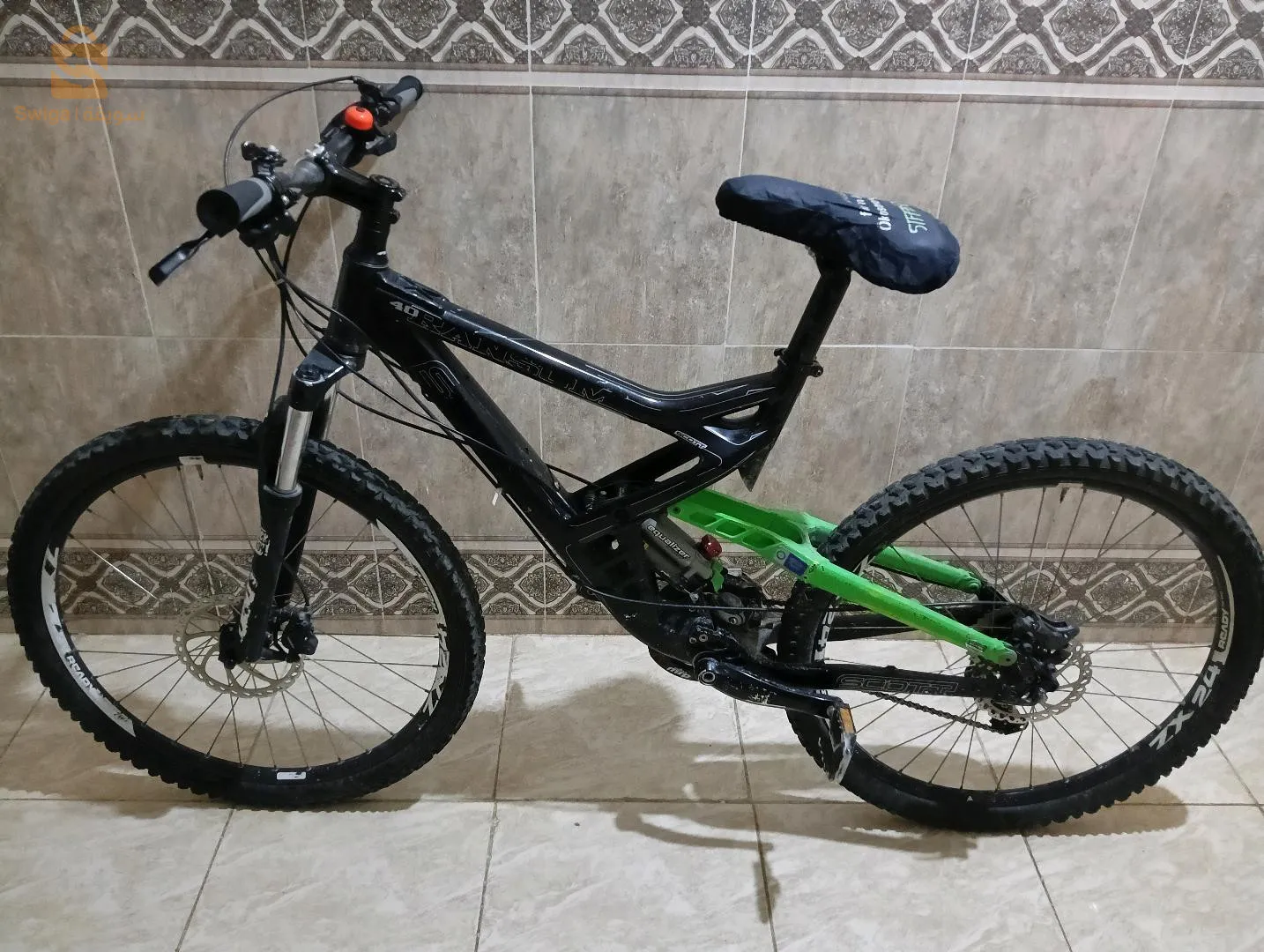 vélo VTT de descente