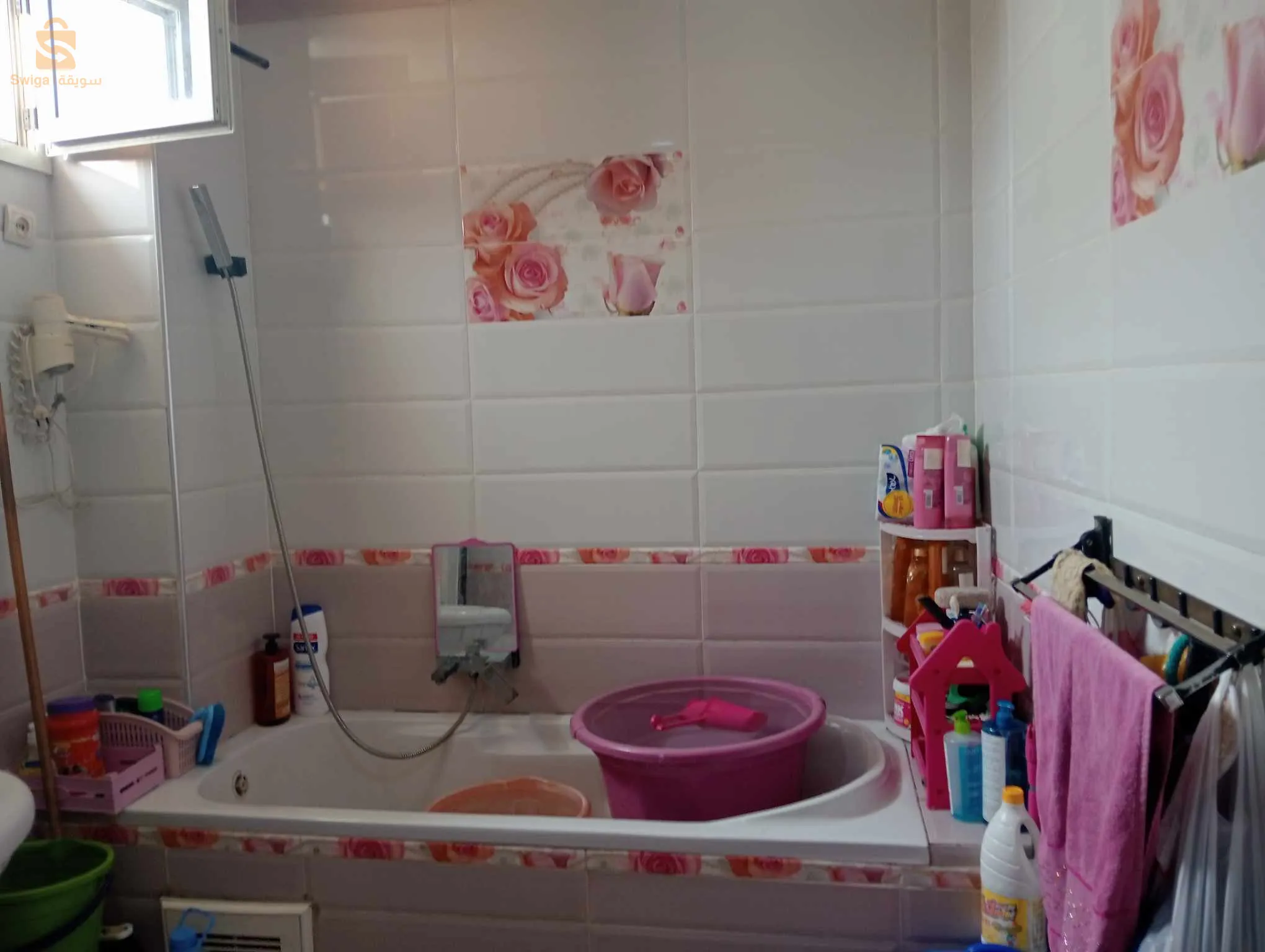 بيع شقة ثلاثة غرف باش جراح التنس