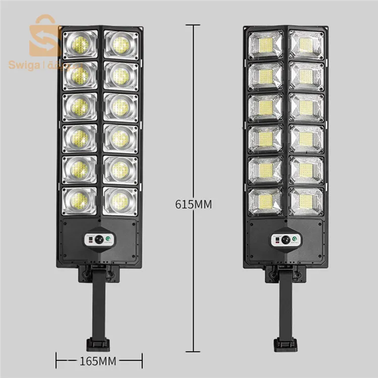 Lampe solaire d'extérieur super lumineuse à LED, étanche, détecteur de mouvement -مصباح جداري مقاوم للماء يعمل بالطاقة الشمسيةمع مستشعر حركة$👍