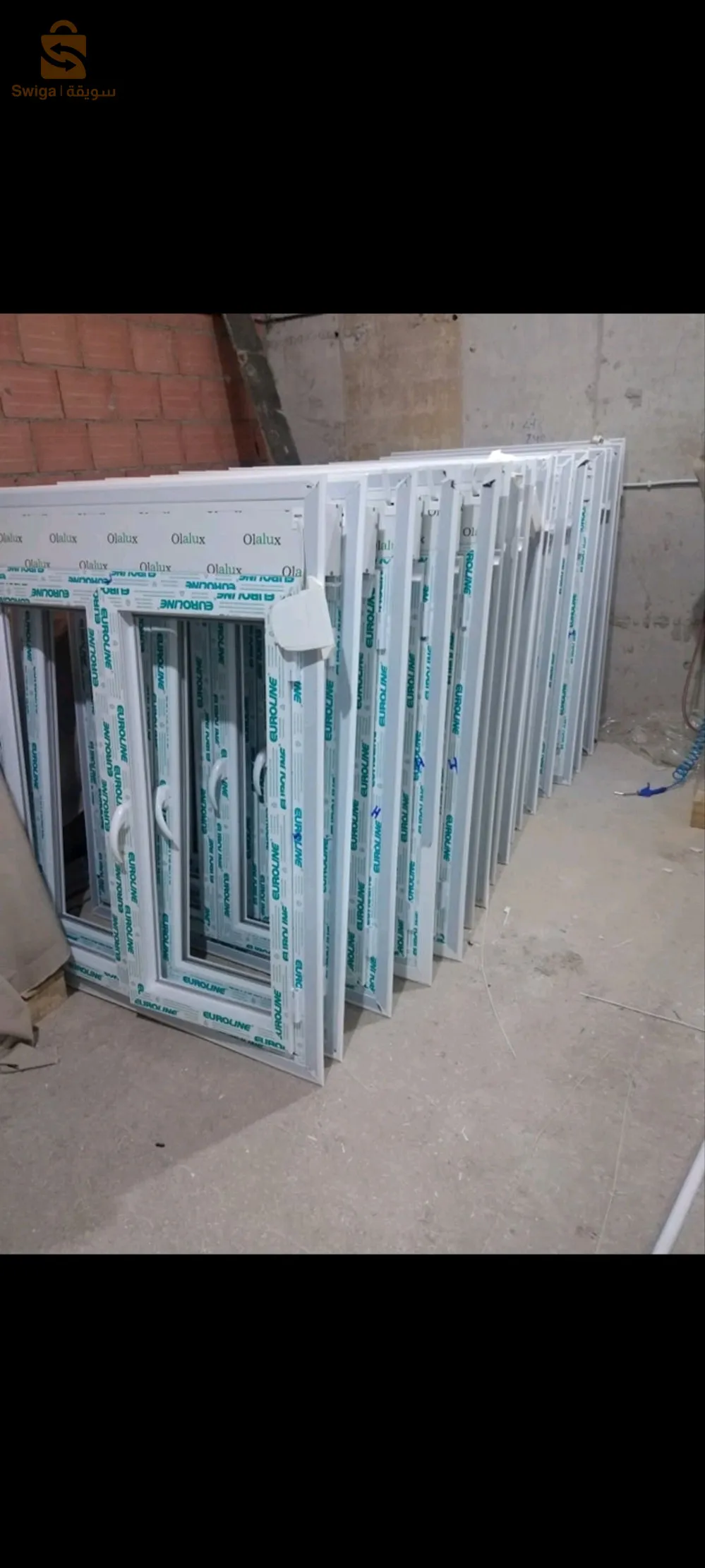 نوافذ البيفيسي و الاليمنيوم حسب الطلب 0553373207