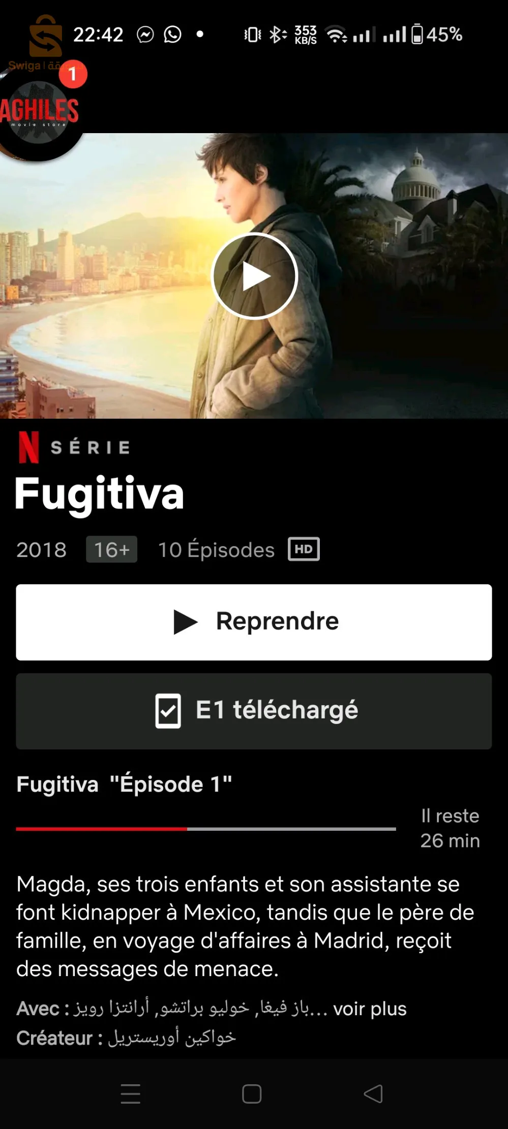 600 da pour un compte prime vidéo de deux mois et 800 da pour un mois Netflix