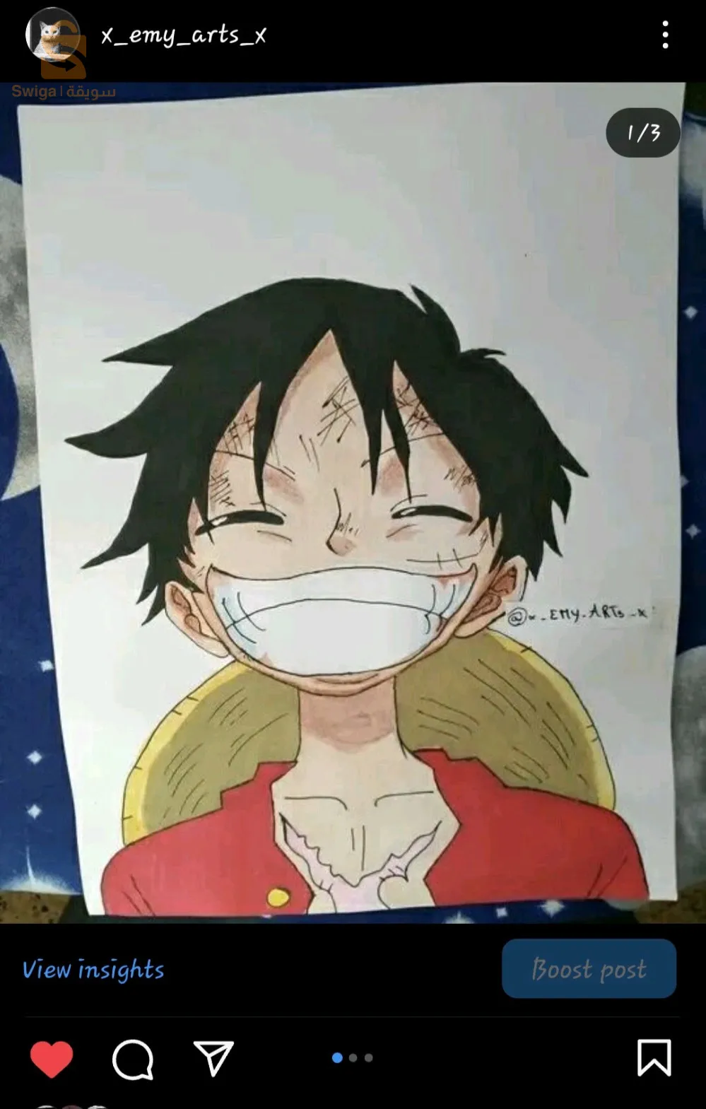 رسم بورتريه  / أنمي / رسم بالقلم الرصاص