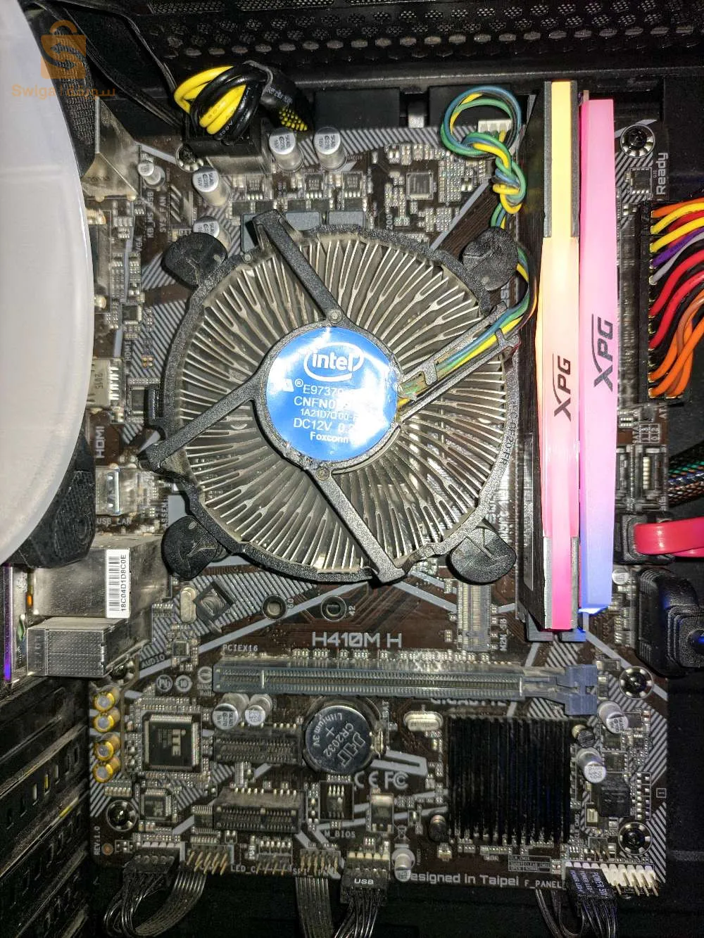 Gigabyte H410MCpu i3 10100Ram 8gb* 2 3200