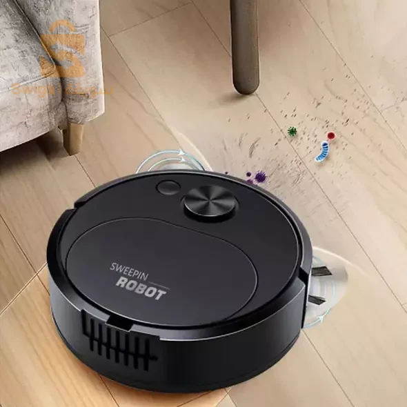 Robot aspirateur intelligent sans fil 3 en 1 : Nettoyez avec facilité !