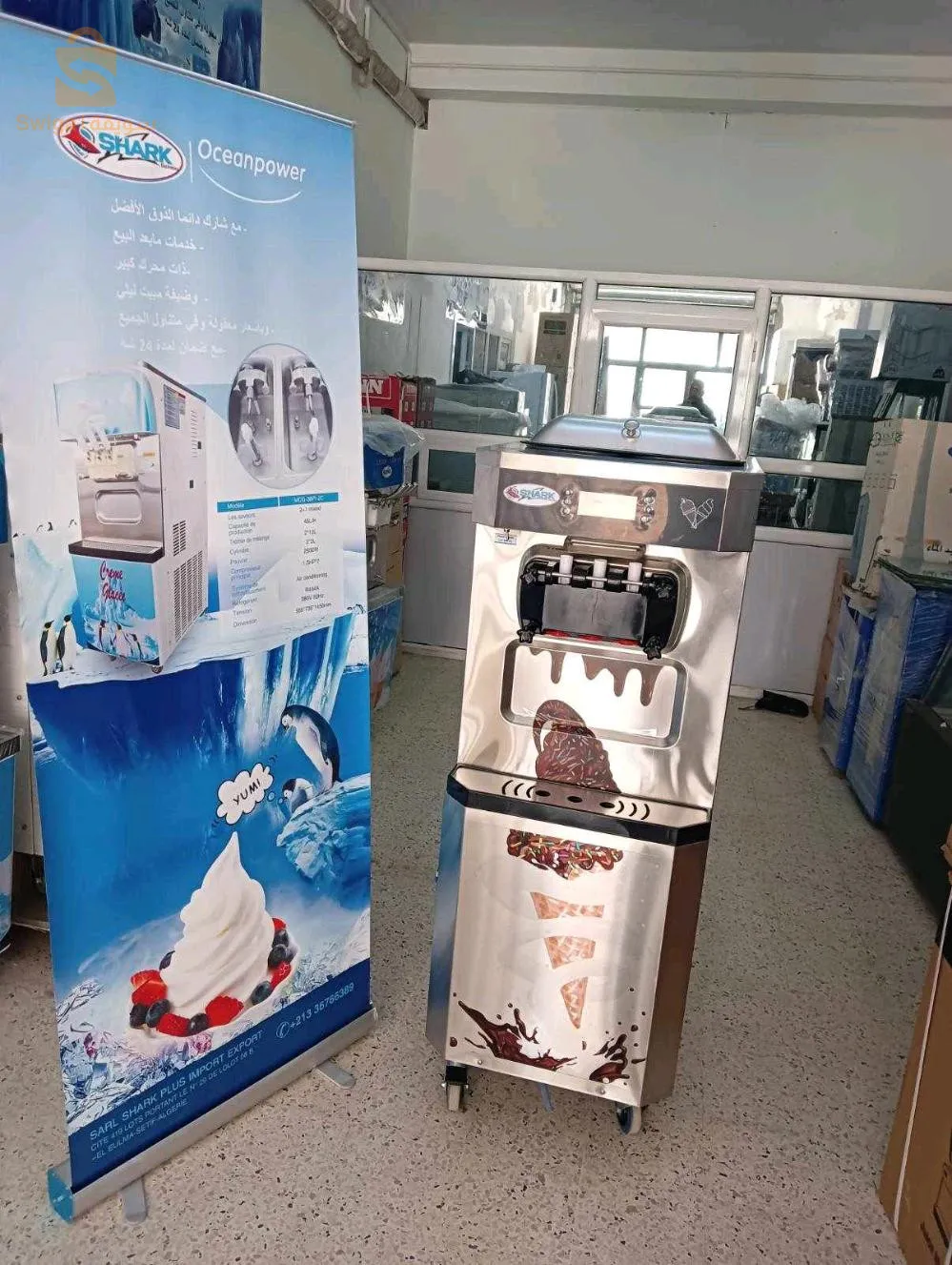 Machines à glaces excillence et shark 220v y380vAvec moyen compresseur et doubles compresseurAvec pompes mécanique ou Souffleurs