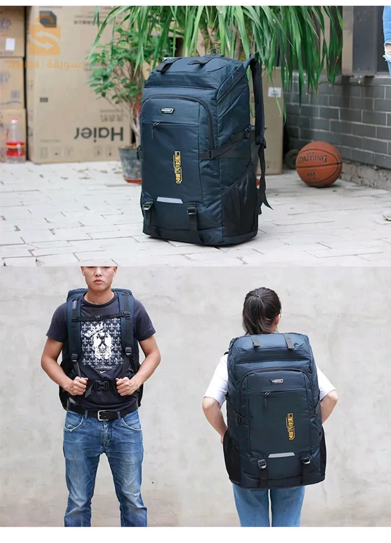 Previous
Next
Sacs à dos de voyage grande capacité 75 L étanche
4
Sac de sport polyvalent de grande taille, idéal pour transporter du matériel à la salle de sport et aux événements sportifs d’équipe ou pour les voyages et les aventures en camping.
Fabriqué en polyester résistant. La bandoulière et le panneau arrière rembourrés et respirants sont extrêmement confortables et légers, ce qui libère la chaleur plutôt que de l’accumuler.
Utilisation multifonctionnelle : conçu pour les hommes et les femmes, peut être utilisé comme sac à main, sac à bandoulière et sac à dos.
Taille :  41* 23*63  cm
Couleur : Noir * Bleu * Vert
capacité : 75 Littre
5600دج
0665955230وق👉viber watts