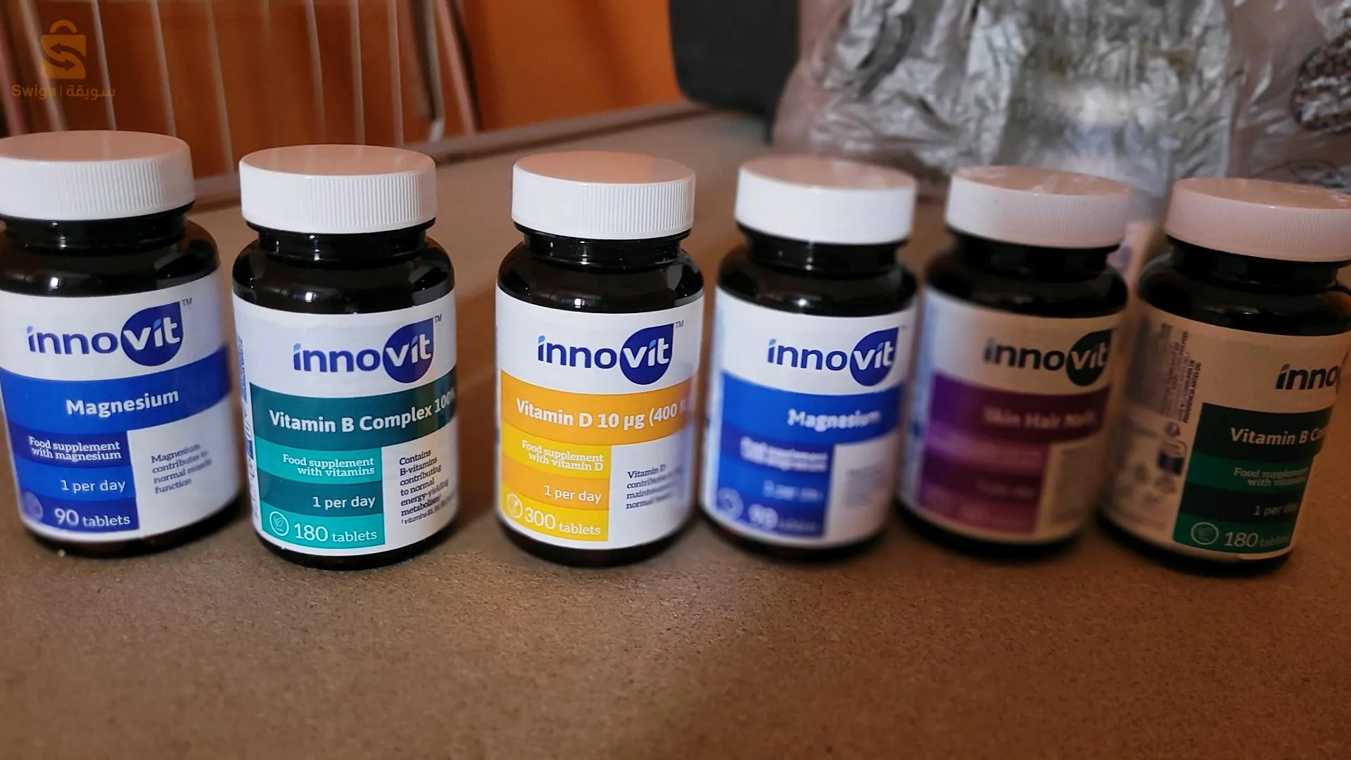 multivitamines et crème de peau