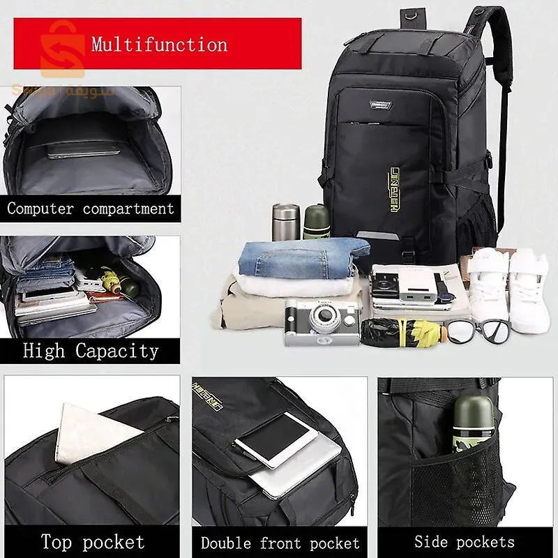 Previous
Next
Sacs à dos de voyage grande capacité 75 L étanche
4
Sac de sport polyvalent de grande taille, idéal pour transporter du matériel à la salle de sport et aux événements sportifs d’équipe ou pour les voyages et les aventures en camping.
Fabriqué en polyester résistant. La bandoulière et le panneau arrière rembourrés et respirants sont extrêmement confortables et légers, ce qui libère la chaleur plutôt que de l’accumuler.
Utilisation multifonctionnelle : conçu pour les hommes et les femmes, peut être utilisé comme sac à main, sac à bandoulière et sac à dos.
Taille :  41* 23*63  cm
Couleur : Noir * Bleu * Vert
capacité : 75 Littre
5600دج
0665955230وق👉viber watts