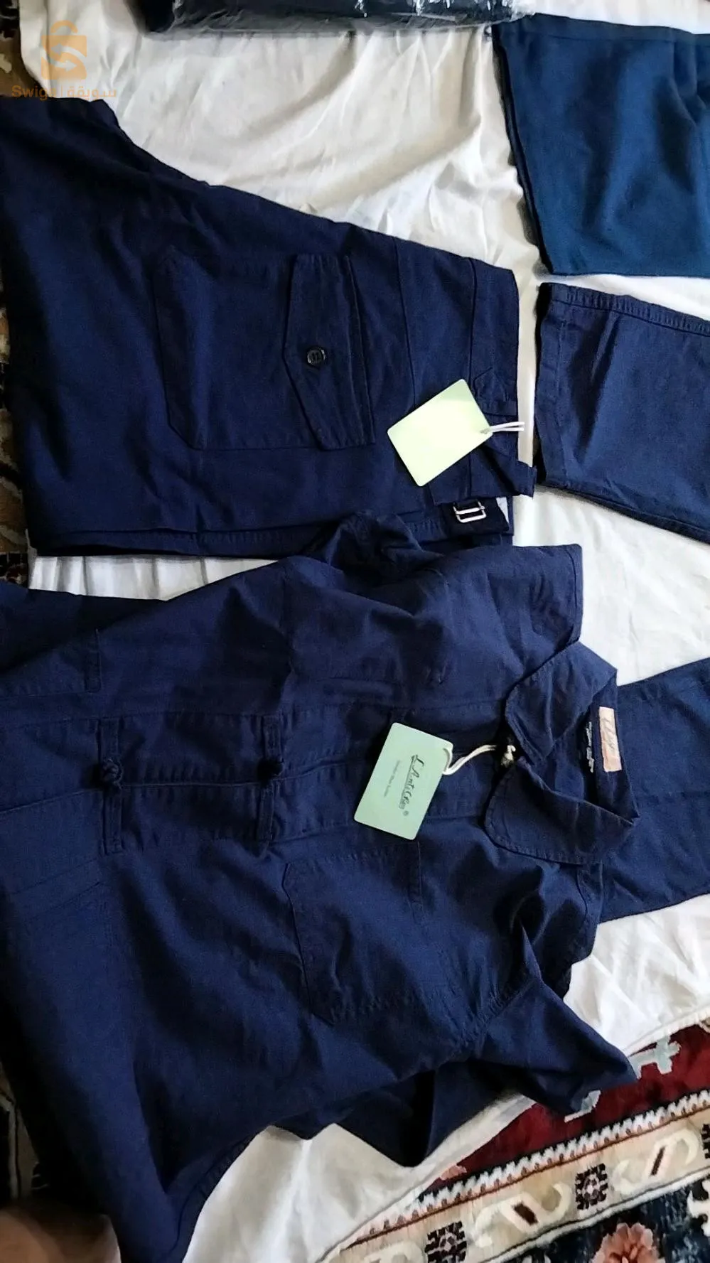 تشونغاي شونڨاي bleu Marseille et bleu de Shanghai et bleu marine