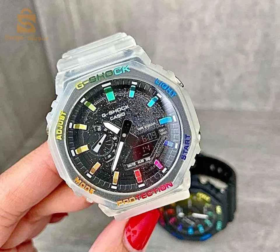 Montre Casio G-Shock Grafiti_Transparent