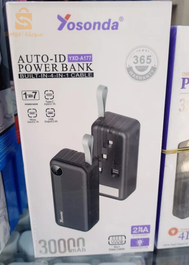 PowerBank Yosonda 30000mAh Fast (A77)$🤍🤍
