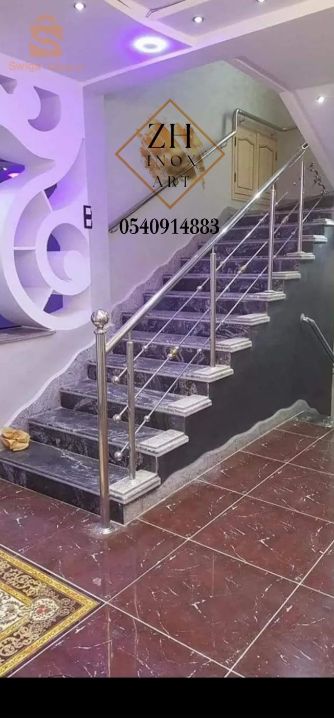 ✔ ️ Rampe d'escalier de différentes formes et types
﻿✔️ Garde-corps  sur balcons et terrasses ...de formes et types variés