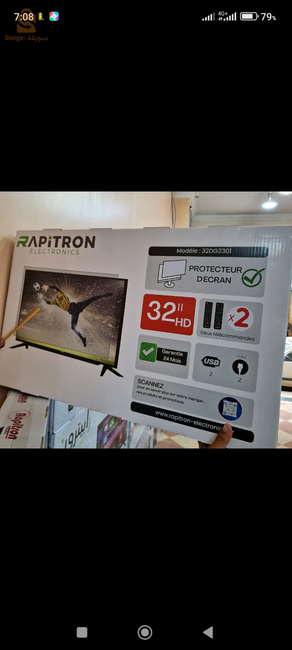 Tv Rapitron 32″ Protège écran