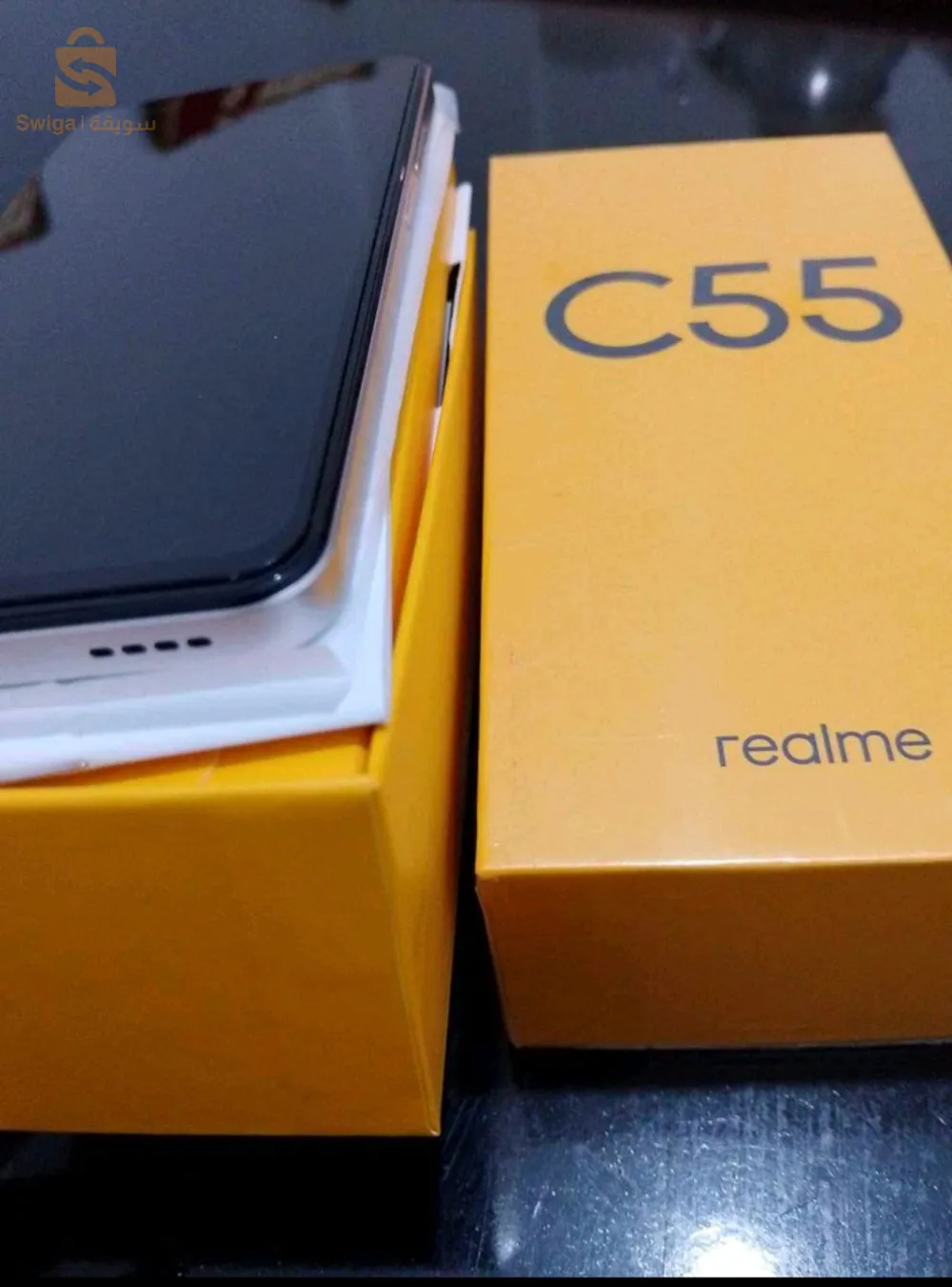 realme c55 b la boîte jdide avec tt les accessoires