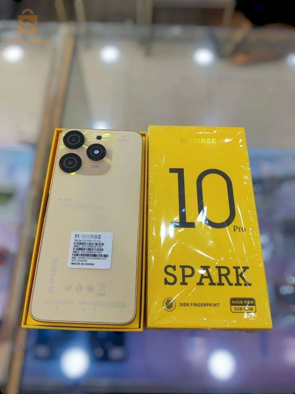 Smartphone M-horse spark 10 pro 
Téléphone spark 10 pro 
Camera 
5 MP front + 8 MP rear 
3 GB ram 
64 GB rom 
Face id 
Side fingerprint
Usb tybe-c 
5000 mah 
17000دج
0665955230فب👉viber watts