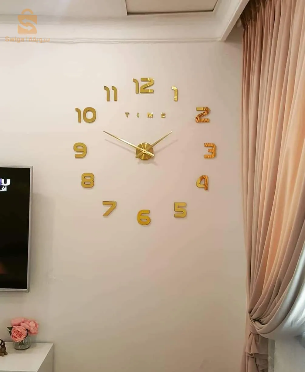 Horloge Murale 3D 🕰️ Décoration Pour Maison Salon Chambre Bureau Au Plusieurs Modele Et Couleur 🎨