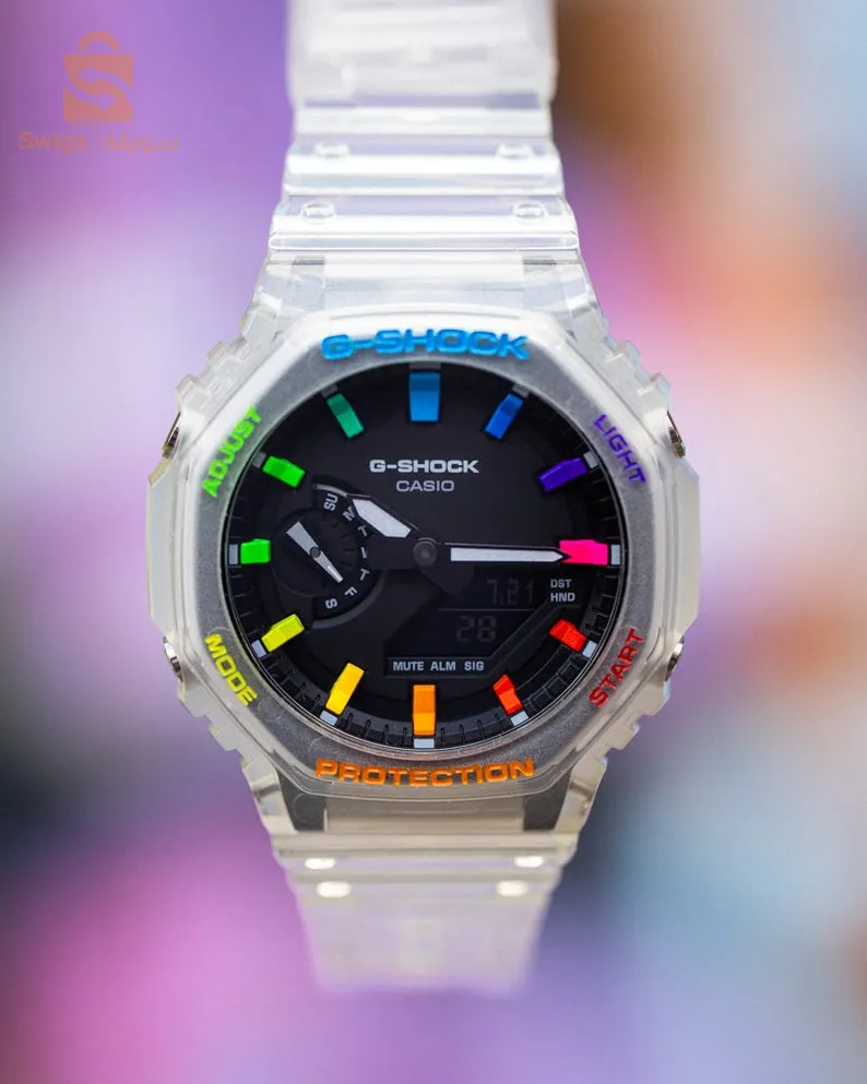 Montre Casio G-Shock Grafiti_Transparent